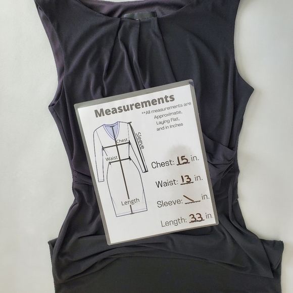 Connected Apparel Black Dress Size 6 - Picture 10 of 10